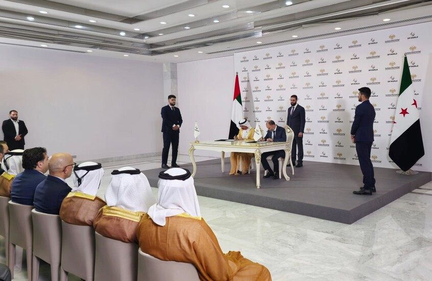 دمشق توقع مع موانئ دبي العالمية اتفاقية لتطوير ميناء طرطوس