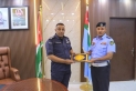 العقيد المساعيد يكرم الوكيل العزازمة لسرعة تدخله في إنقاذ حياة  طالبة توجيهي تعرضت للغرق في قناة الملك عبدالله