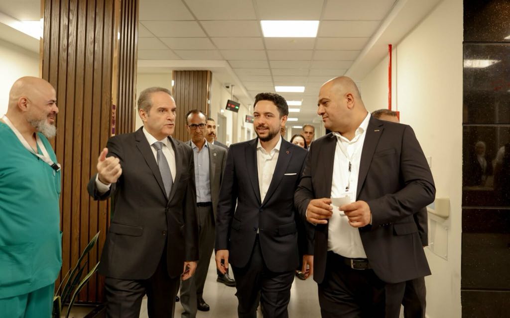 ولي العهد يفتتح مركز الصحة الرقمية الأردني في السلط