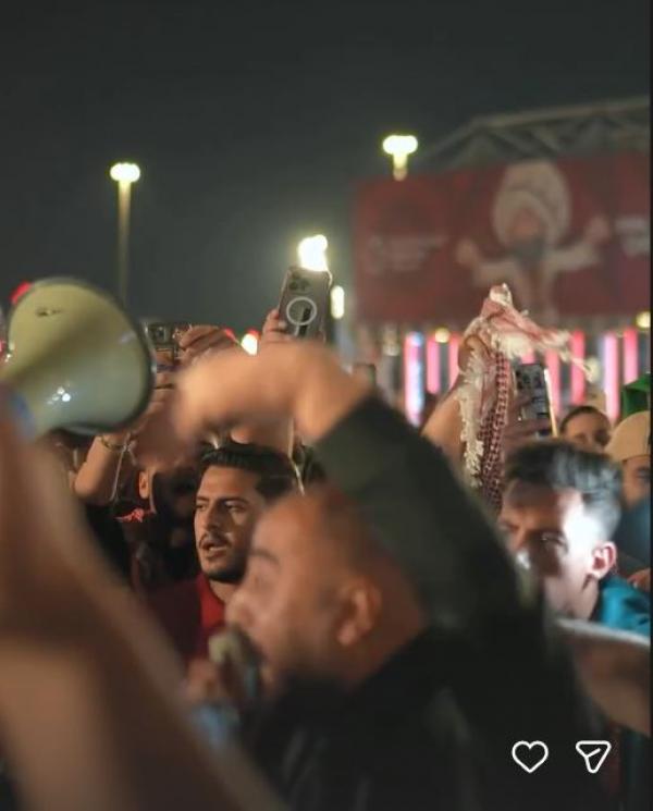 ولي العهد ينشر فيديو للجماهير الأردنية قبل مباراة السعودية