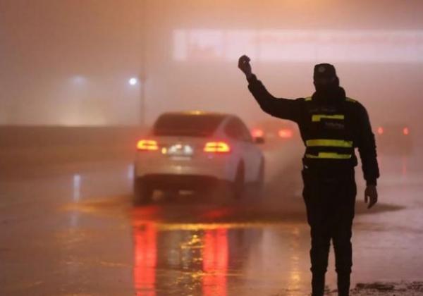 إغلاق طريق وادي عربة (غور إعسال) بسبب ارتفاع منسوب المياه