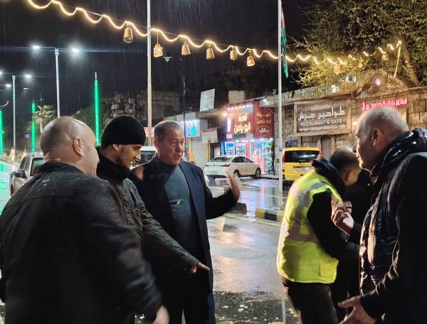 رئيس لجنة بلدية جرش يتفقد جاهزية غرف الطوارئ لمواجهة الظروف الجوية